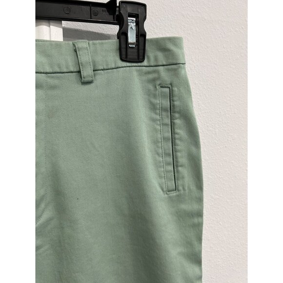 Sigrid Olsen Sport Womens Green Cotton Blend Pants Size 8 - Picture 4 of 8